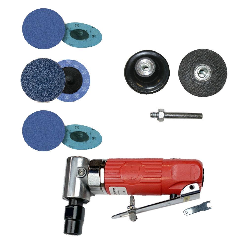 Abrasives, Cutting & Drilling | Mini Cloth Discs with Angle Die Grinder Package