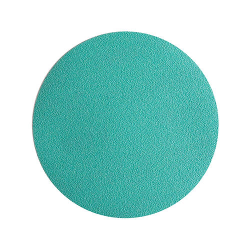 Abrasives | Emerald Line Sandpaper – Hook and Loop Fastener Film Disc – 6 Inch – No Hole – 120 Grit – 50 Pack