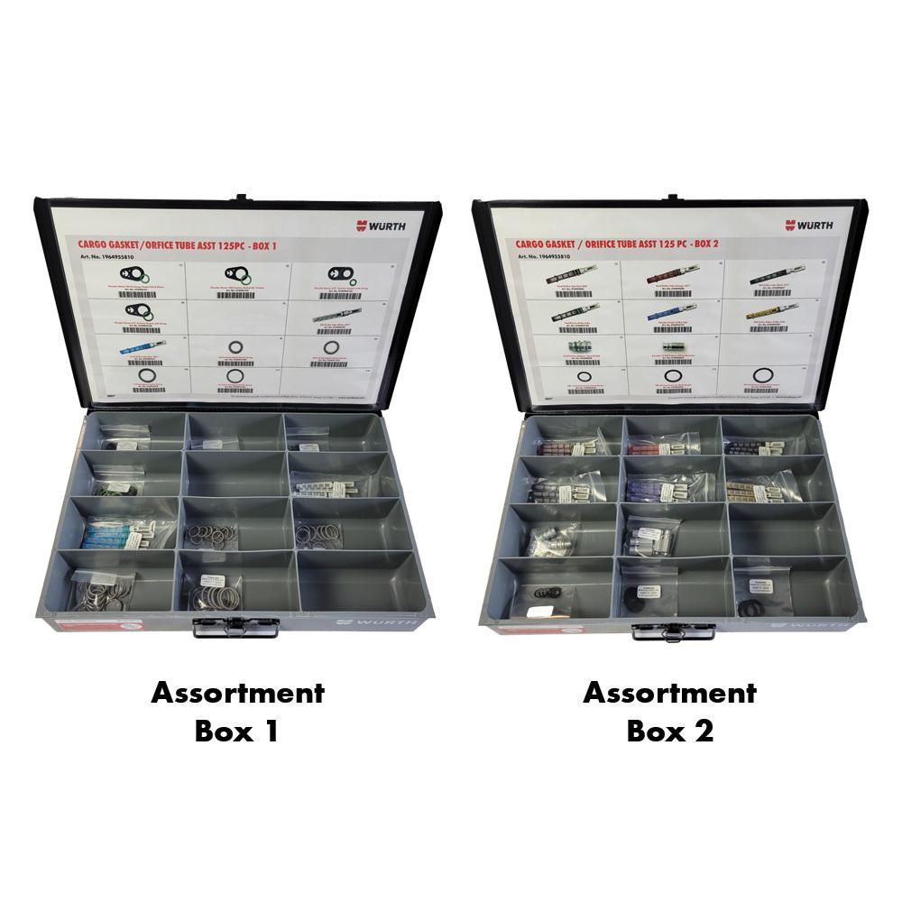 AC | Cargo Gasket And Orfice Tube Assortment 125pc