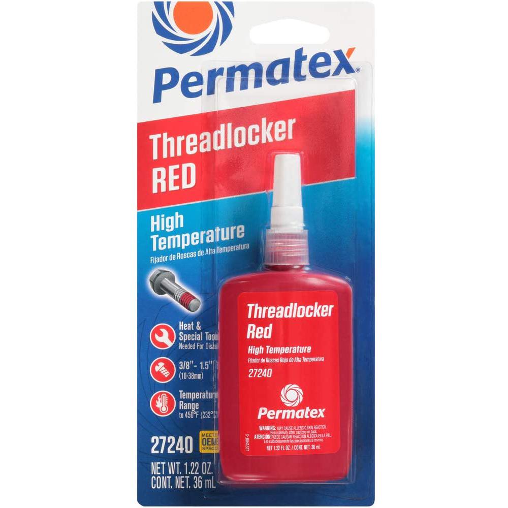 Adhesive and Bonding | Permatex High Temperature Threadlocker Red, 36ml