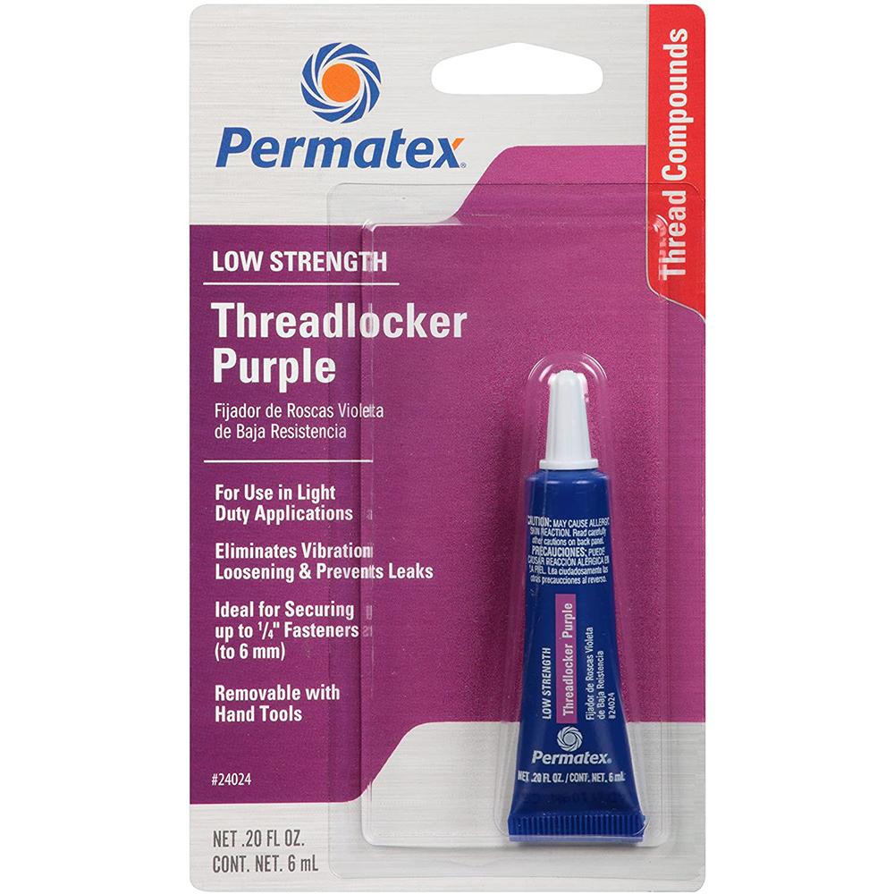 Adhesive and Bonding | Permatex Low Strength Threadlocker Purple, 6ml – 3 Pack