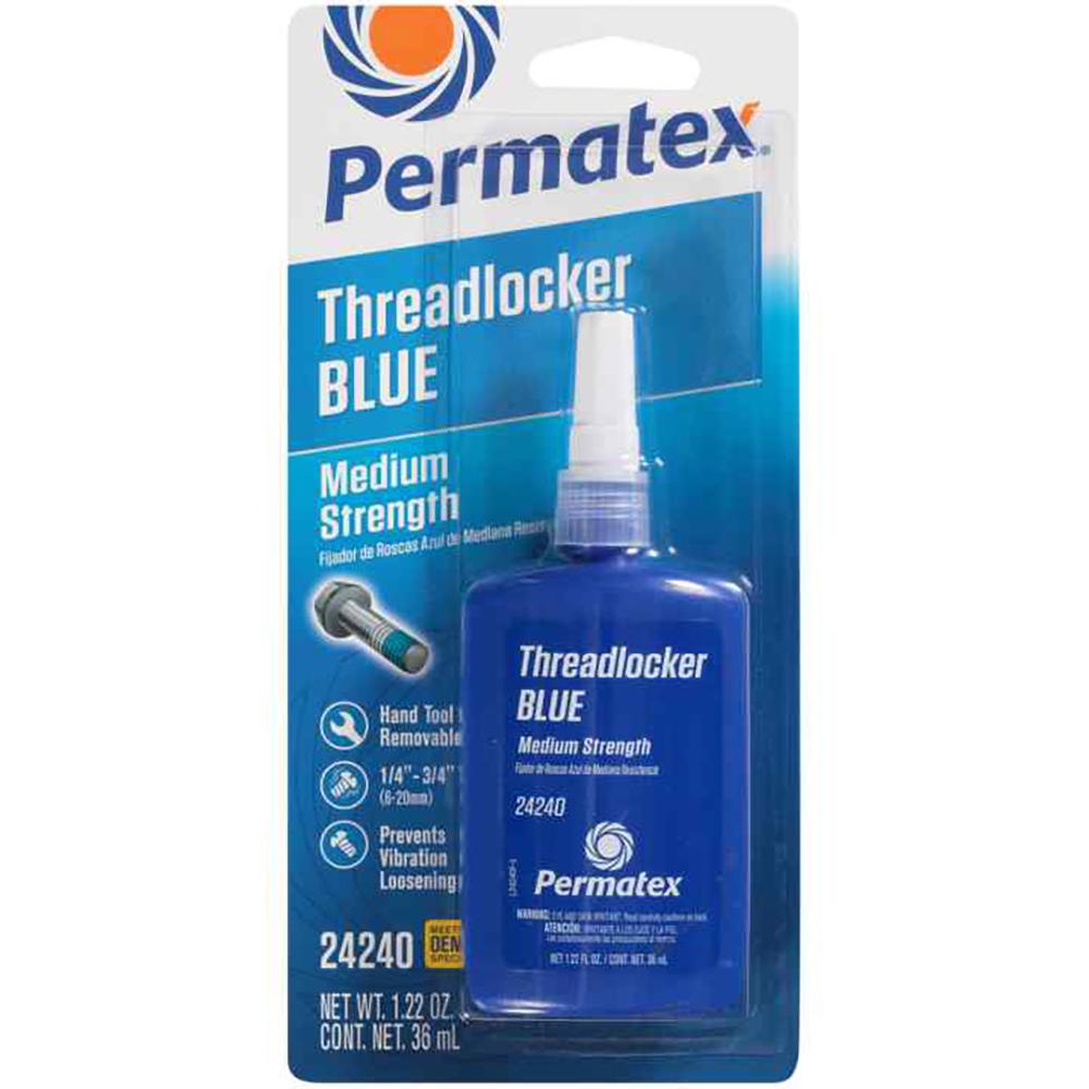 Adhesive and Bonding | Permatex Medium Strength Threadlocker Blue, 36ml