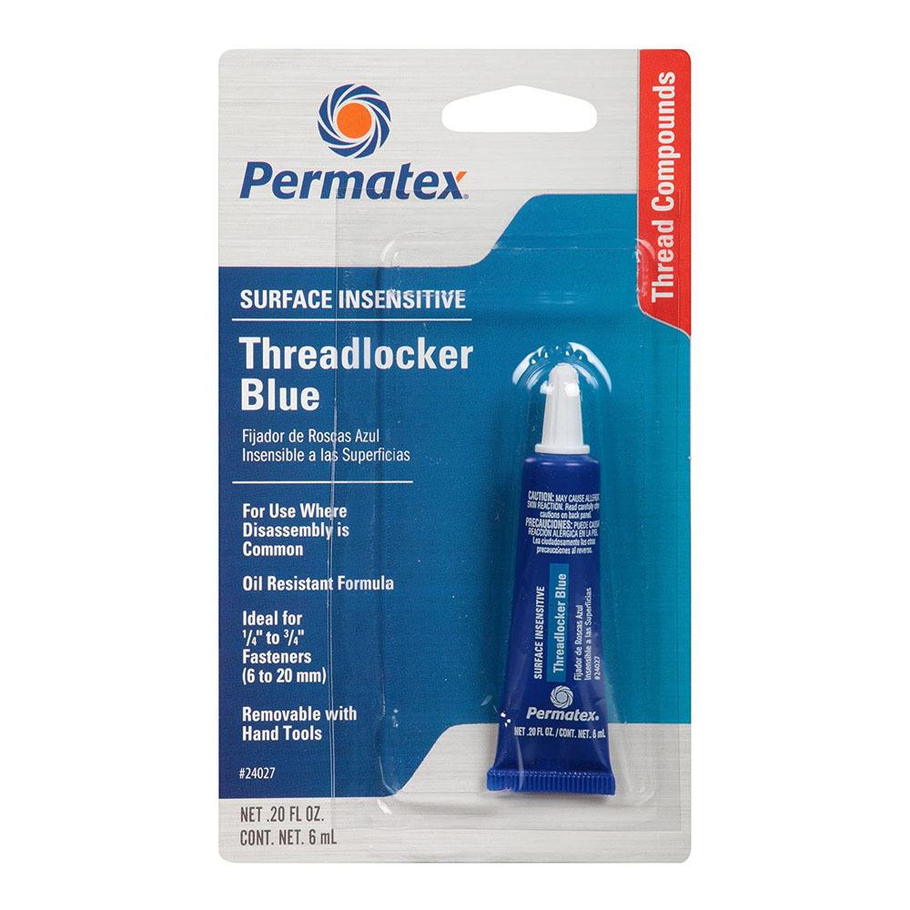 Adhesive and Bonding | Permatex Medium Strength Threadlocker Blue, 6ml – 6 Pack