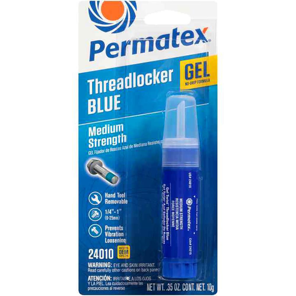 Adhesive and Bonding | Permatex Medium Strength Threadlocker Blue Gel, 10G