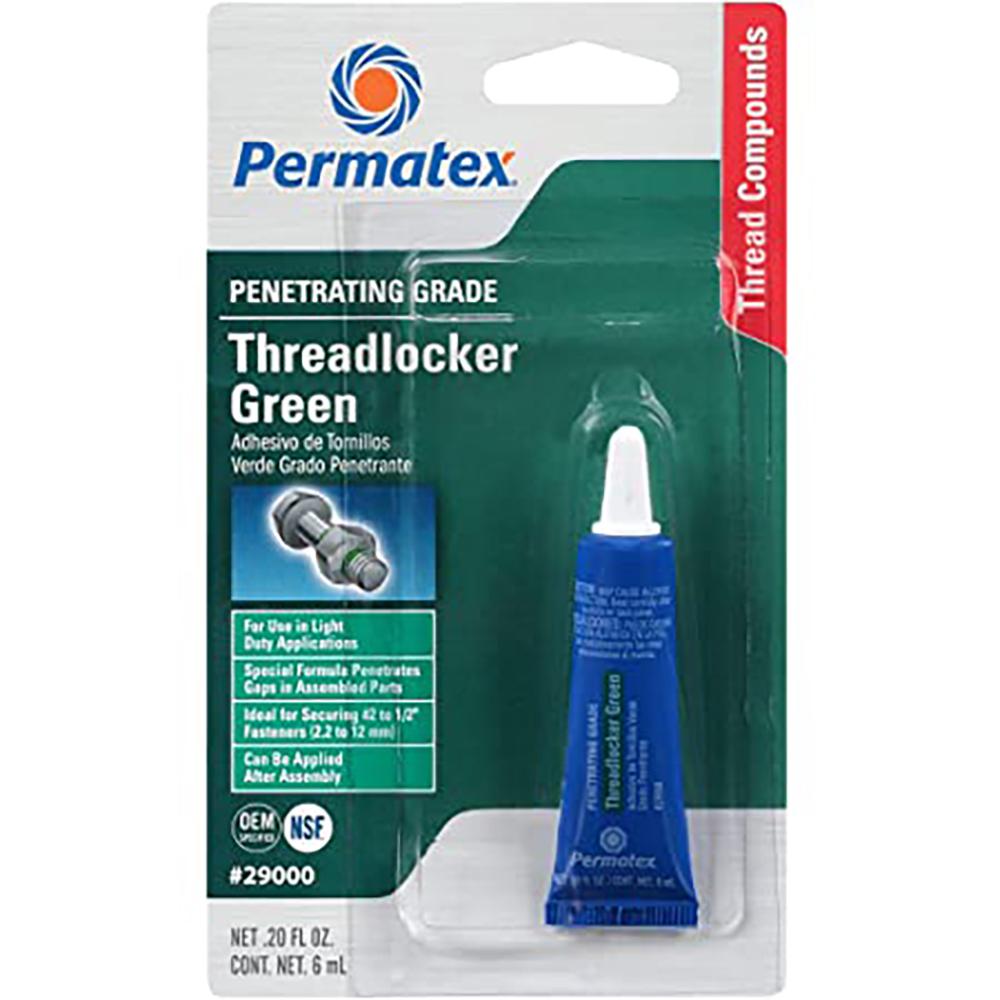 Adhesive and Bonding | Permatex Penetrating Grade Threadlocker Green, 6ml – 3 Pack