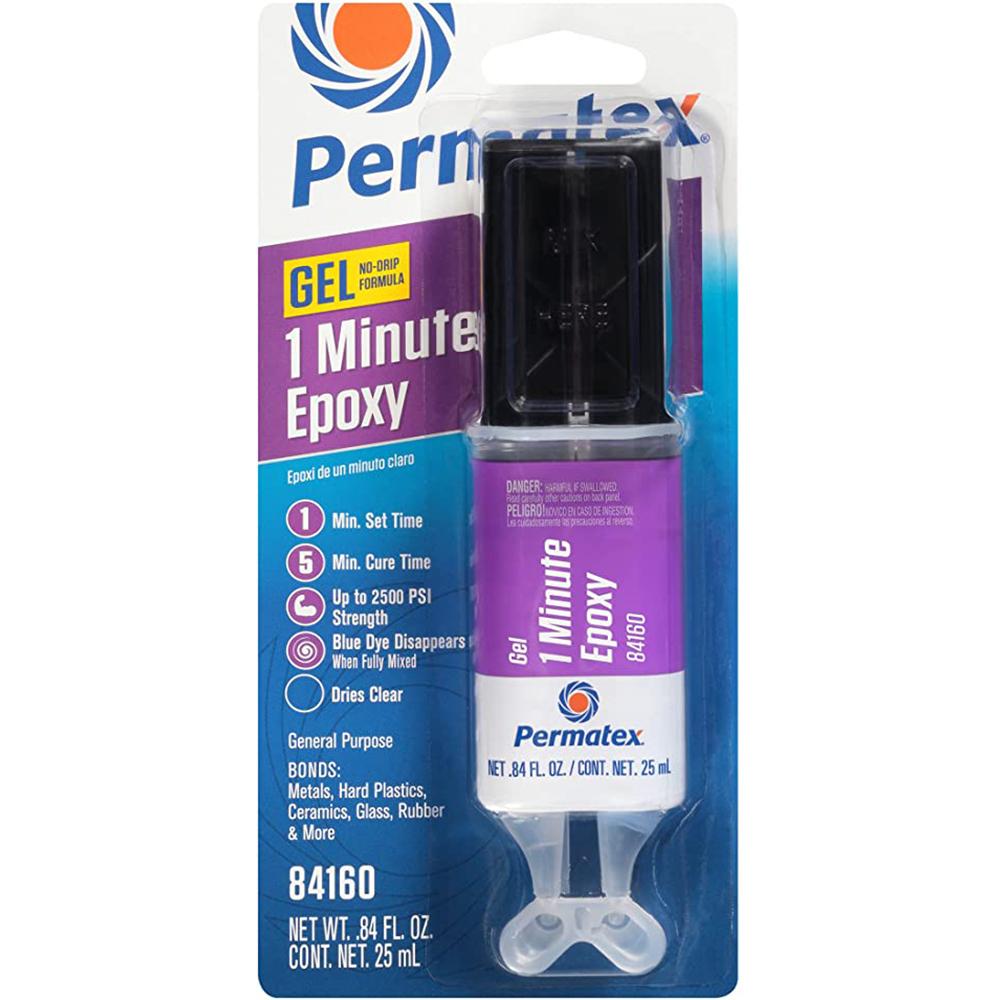 Adhesive and Bonding | Permatex Permapoxy 1 Minute General Purpose Epoxy Clear – 3 Pack