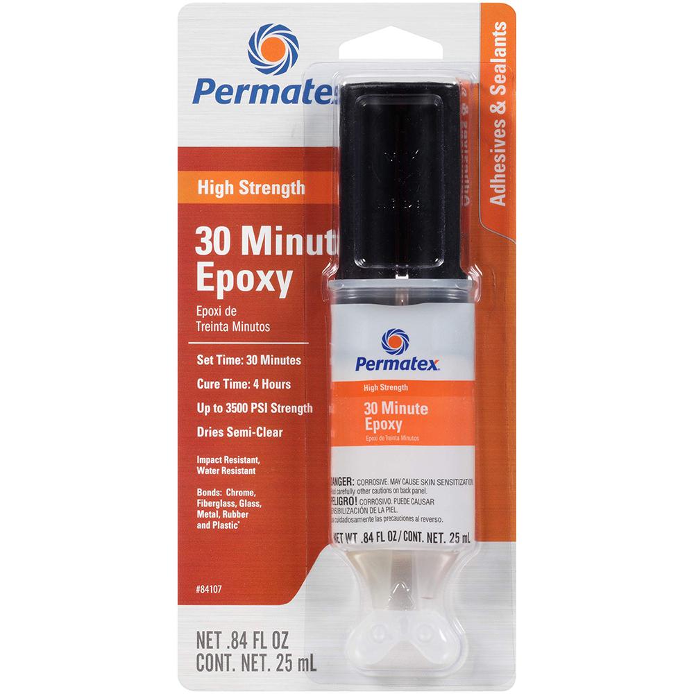 Adhesive and Bonding | Permatex PermaPoxy 30-Minute High Strength General Purpose Epoxy, 0.84fl.oz. – 6 Pack