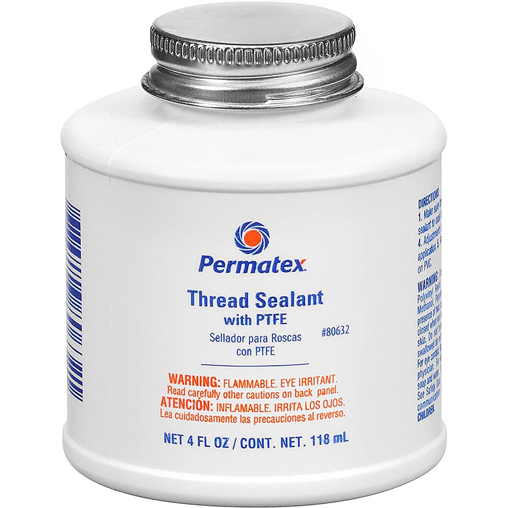 Adhesive and Bonding | Permatex Pipe Thread Sealant with PFTE, 4fl.oz. – 3 Pack