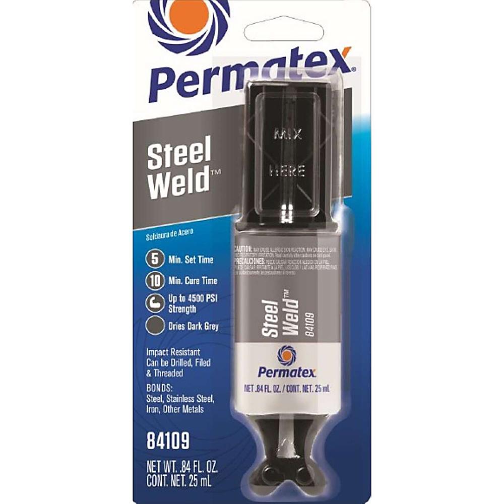 Adhesive and Bonding | Permatex Steel Weld Epoxy, 25ml – 6 Pack