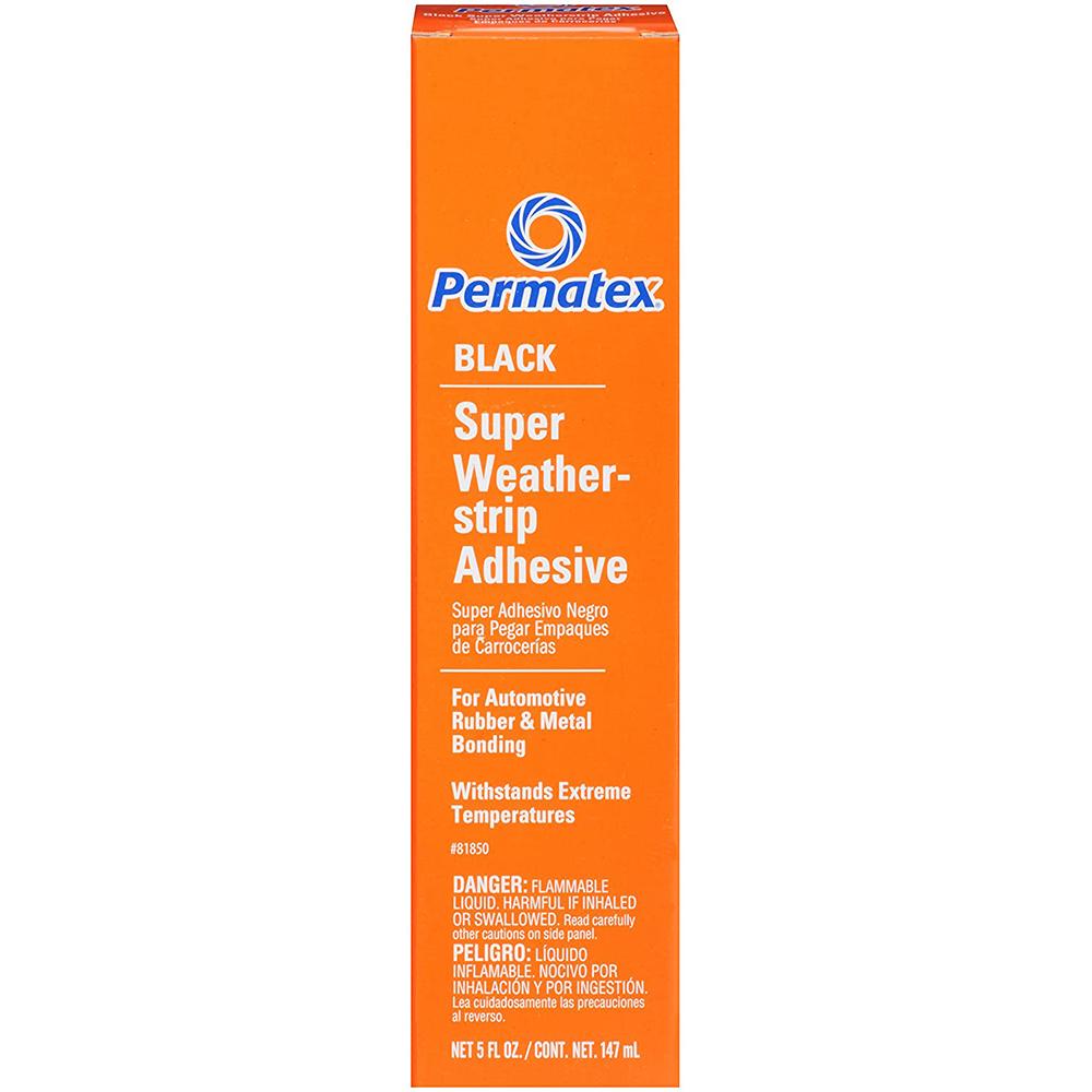 Adhesive and Bonding | Permatex Super Black Weatherstrip Adhesive, 5 fl. oz – 3 Pack