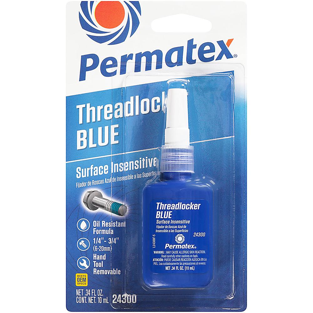 Adhesive and Bonding | Permatex Surface Insensitive Threadlocker Blue, 10ml