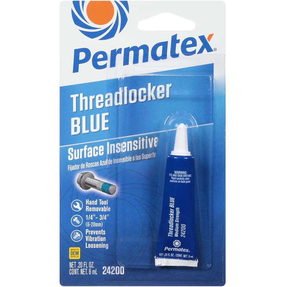 Adhesive and Bonding | Permatex Surface Insensitive Threadlocker Blue, 6mil – 2 Pack