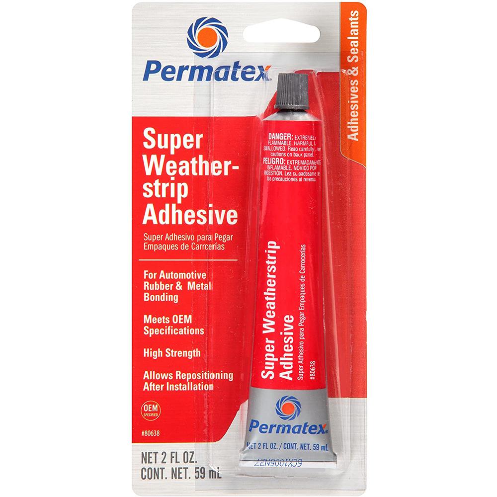 Adhesive and Bonding | Permatex Weatherstrip Adhesive, 2 fl.oz. – 12 Pack