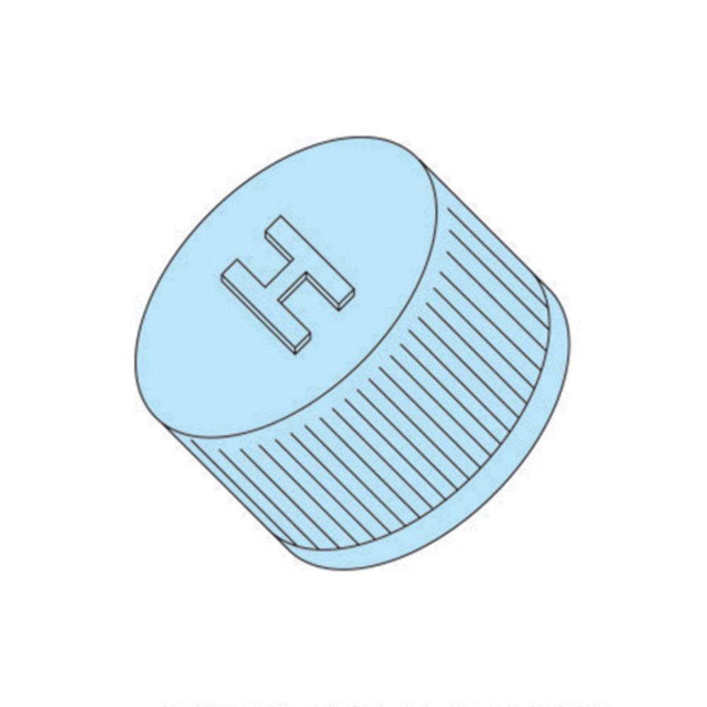 Air Conditioning Supplies | R134A Valve Cap – Light Blue – Hi Side – 10 Pack