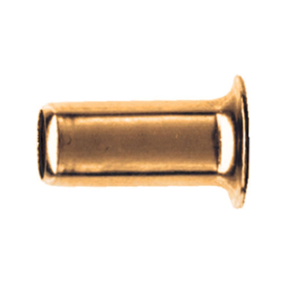 Brass Fittings | Brass Compression – Fittings (For Poly Tubing) Brass Insert – .375 Inner Deameter (ID) 1/2 Outer Diameter (OD) – 25 Pack