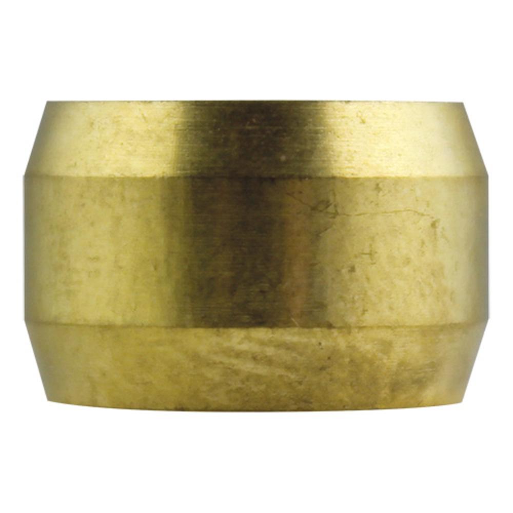 Brass Fittings | Brass Compression – Fittings Standard Sleeve – 1/2 Inch Tube – 25 Pack