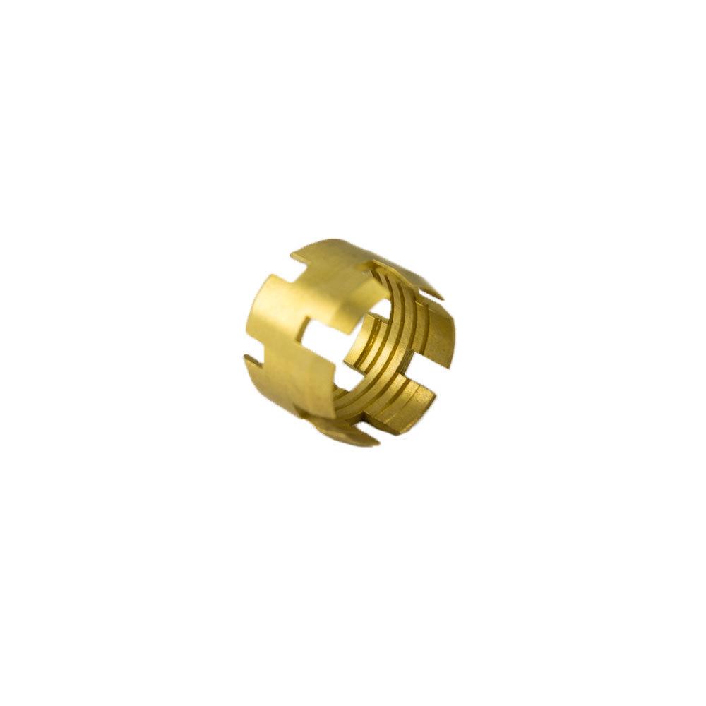 Brass Fittings | Brass DOT Air Brake – Couplings and Terminal Bolts Sleeve – 1/2 Inch Tube – 5 Pack