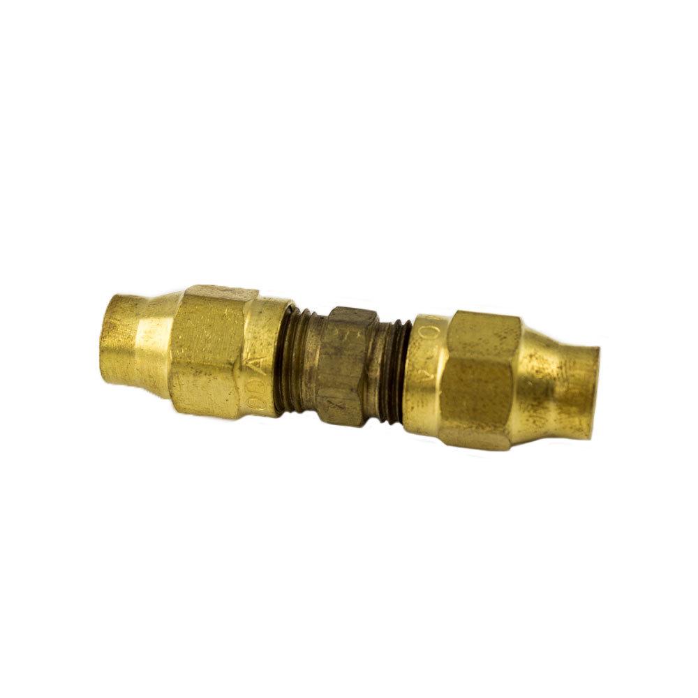 Brass Fittings | Brass DOT Air Brake – Fittings For Copper Tubing Union Coupling – 3/8 Inch Tube – 10 Pack