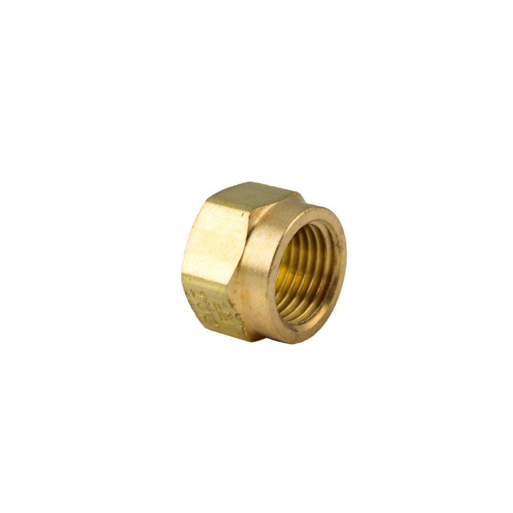 Brass Fittings | Brass DOT Air Brake – Fittings For SAE J844D – Nylon Tubing Nut – 1/2 Inch Tube – 5 Pack