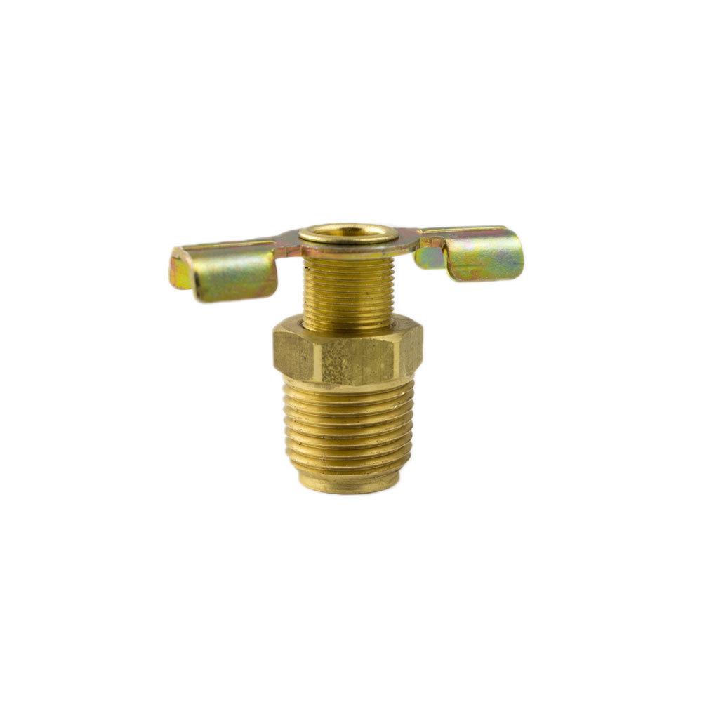 Brass Fittings | Brass Drain Cocks – Back Seating Type – 1/4 Inch Male Pipe Thread (MPT) – 10 Pack