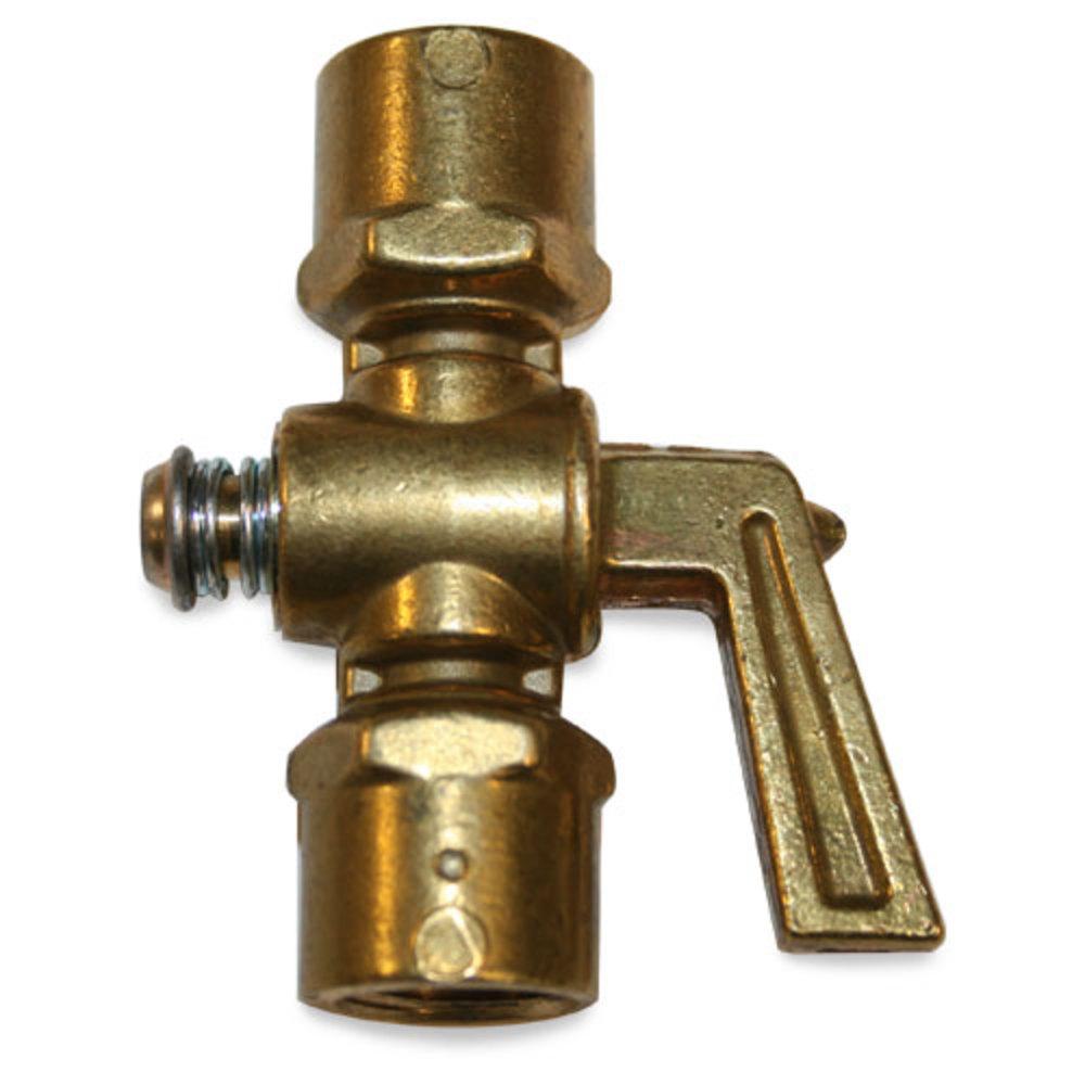 Brass Fittings | Brass Drain Cocks – Spring Bottom Shut Off Cock – 1/8 Inch Pipe Female – Male – 2 Pack