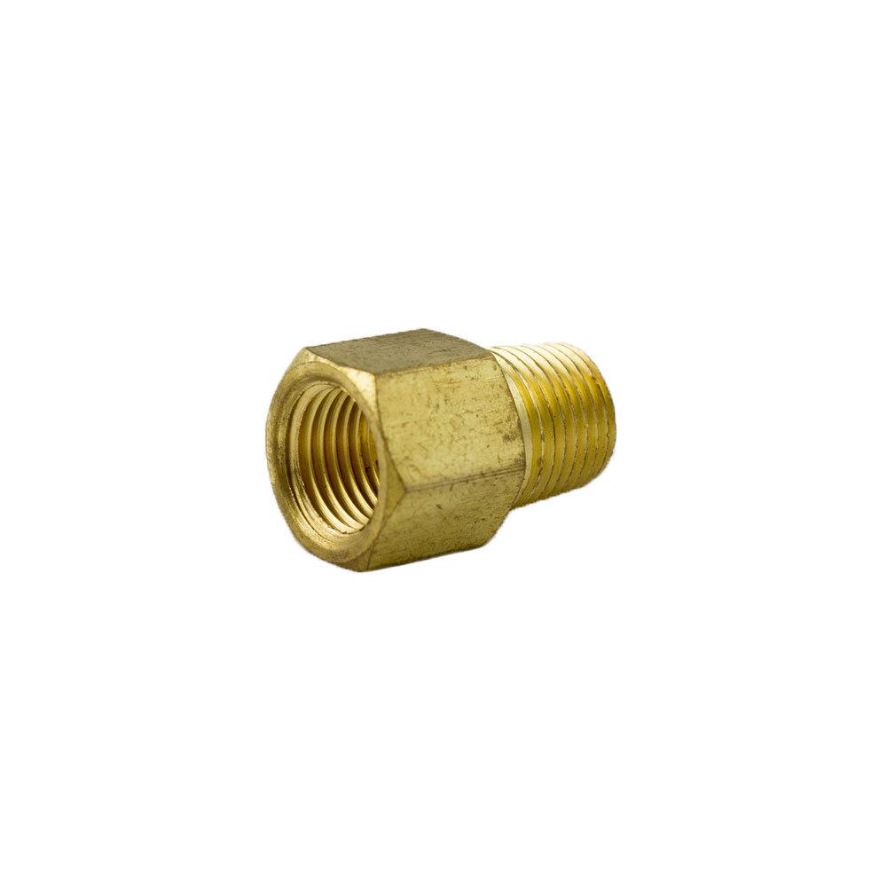 Brass Fittings | Brass Pipe – Fittings Adapter – 1/4 Inch Male Pipe Thread (MPT) To 1/4 Inch Female Pipe Thread (FPT) – 10 Pack