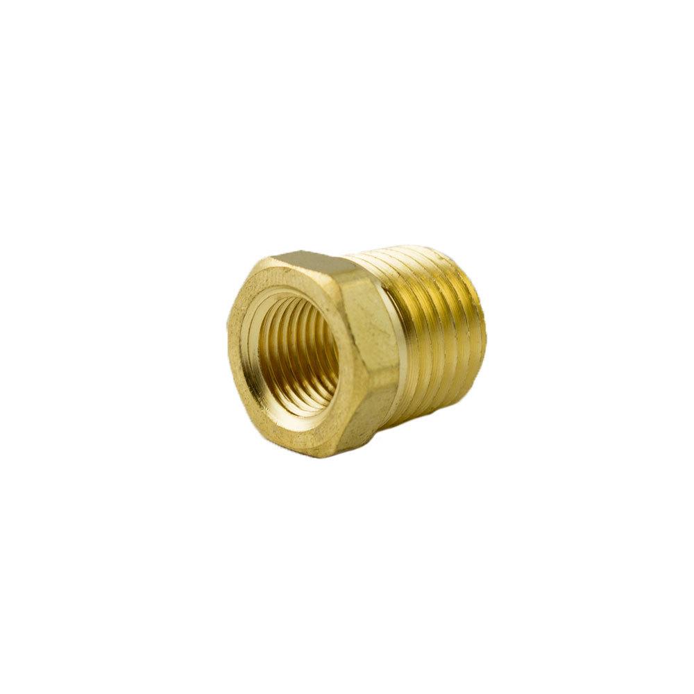 Brass Fittings | Brass Pipe – Fittings Bushing – 1 Inch Male Pipe Thread (MPT) x 3/4 Inch Female Pipe Thread (FPT) – 5 Pack