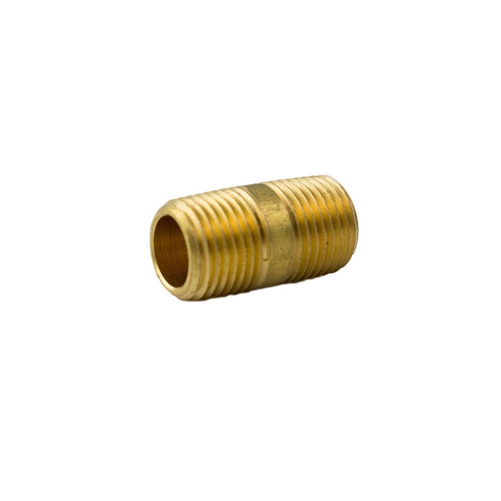 Brass Fittings | Brass Pipe – Fittings Close Nipple Both Ends – 1/2 Inch Male Pipe Thread (MPT) – 5 Pack