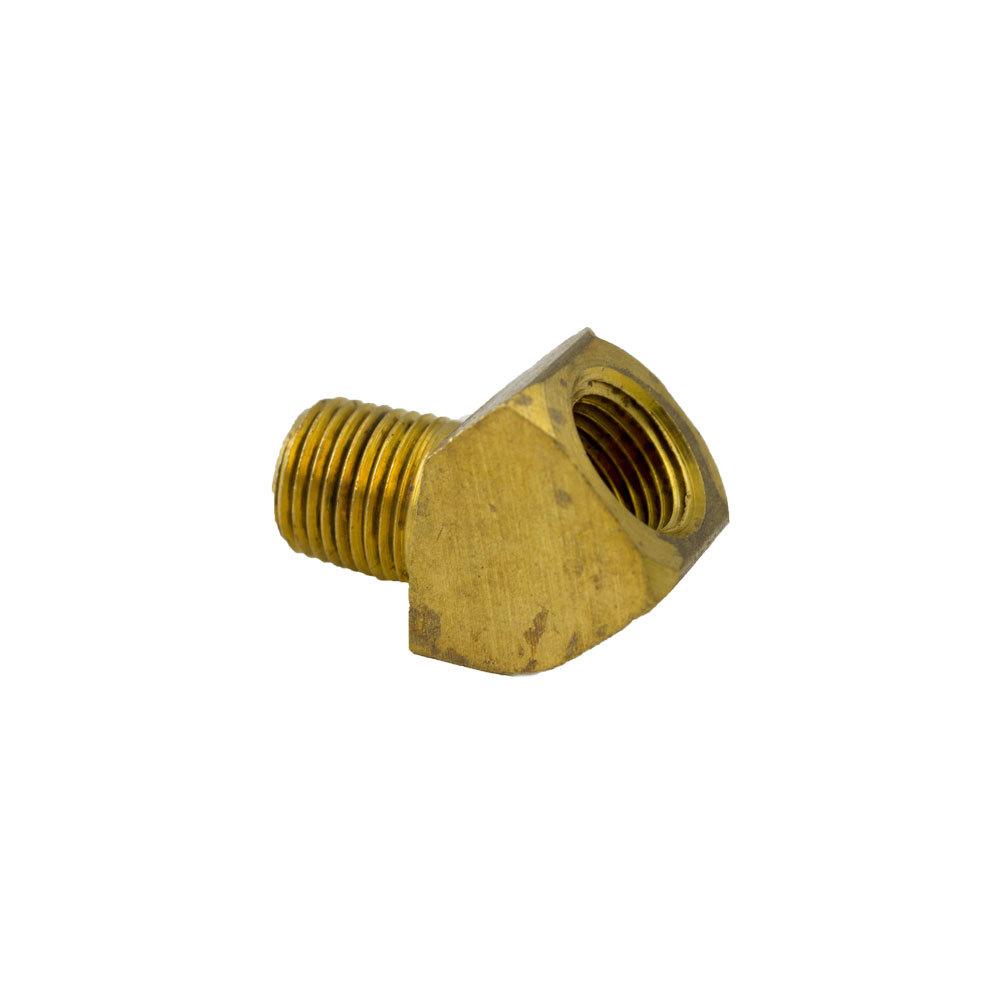 Brass Fittings | Brass Pipe – Fittings Extruded 45-Degree Street Elbow – 1/4 Inch Female Pipe Thread (FPT) x 1/4 Inch – 10 Pack