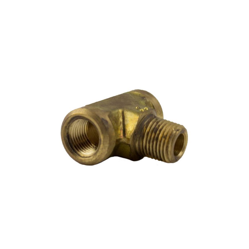 Brass Fittings | Brass Pipe – Fittings Forged Male Branch Tee – 1/2 Inch Pipe Thread (PT) – 5 Pack