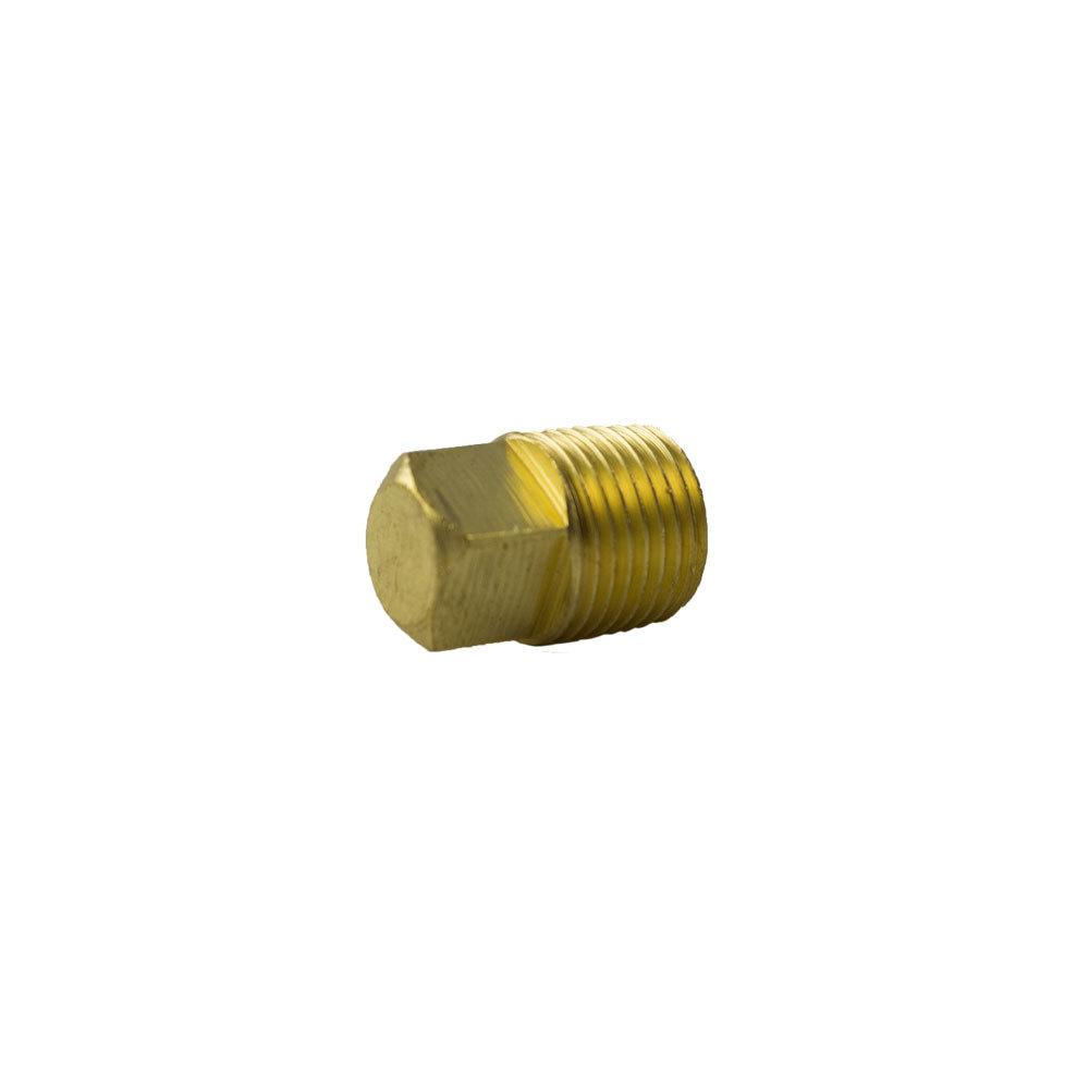 Brass Fittings | Brass Pipe – Fittings Plug Square Head – 1/2 Inch Pipe – 5 Pack