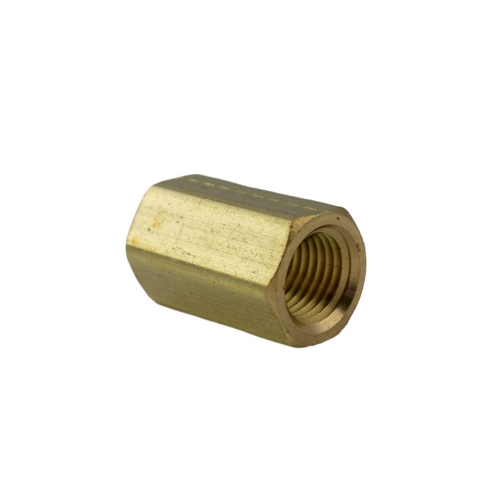 Brass Fittings | Brass Pipe – Fittings Reducing Coupling Female Pipe Thread (FPT) Both Ends – 1/2 Inch To 3/8 Inch Pipe – 5 Pack