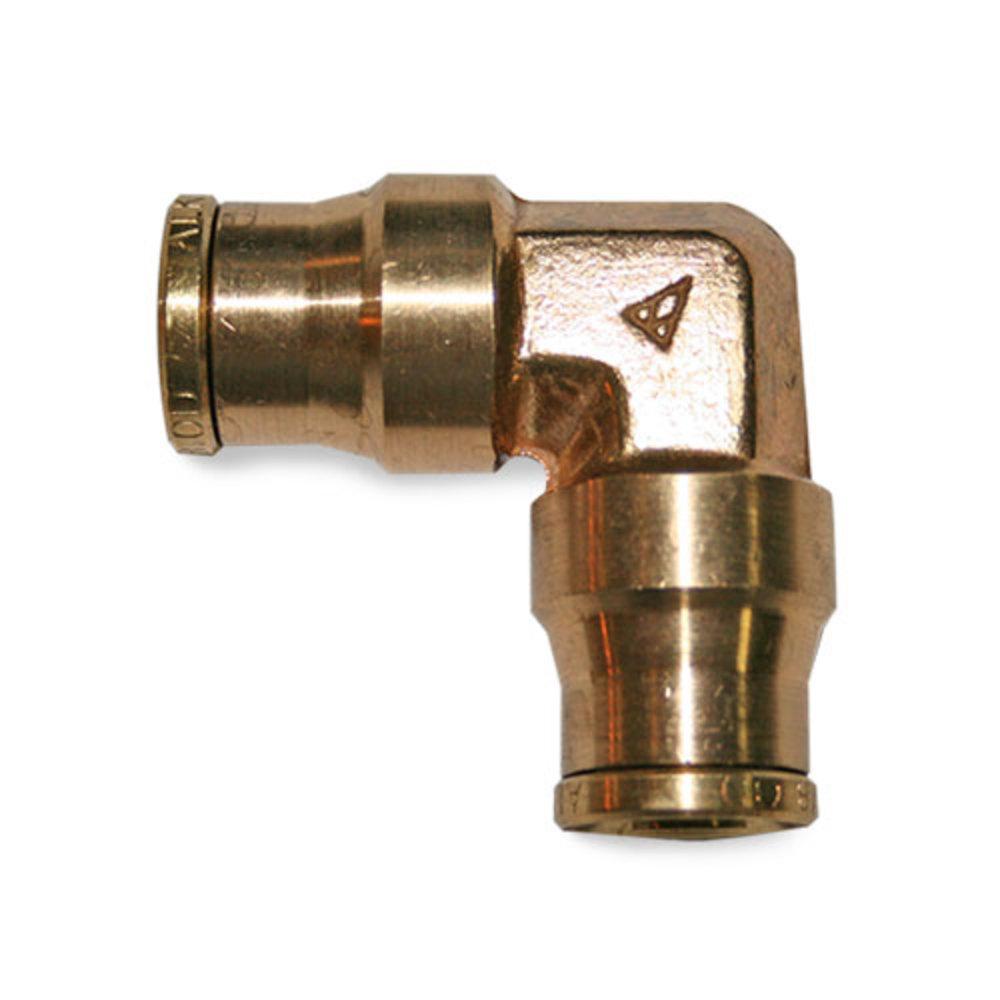 Brass Fittings | Brass Push-To-Connect – DOT Air Brake – Nylon Tubing 90-Degree Elbow – 3/8 Inch Tube