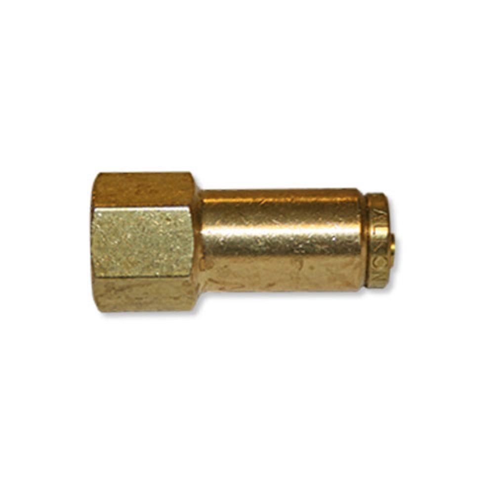 Brass Fittings | Brass Push-To-Connect – DOT Air Brake – Nylon Tubing Female Connector – 1/4 In Tube TO 1/8 In Female