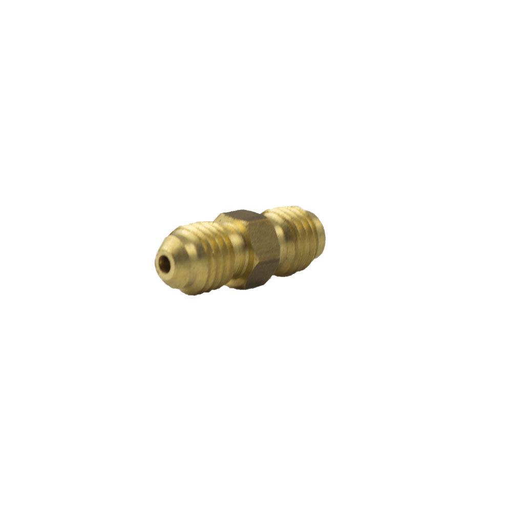 Brass Fittings | Brass SAE 45-Degree Flare Union Coupling – Tube to Tube – 1/8 Inch Tube – 10 Pack