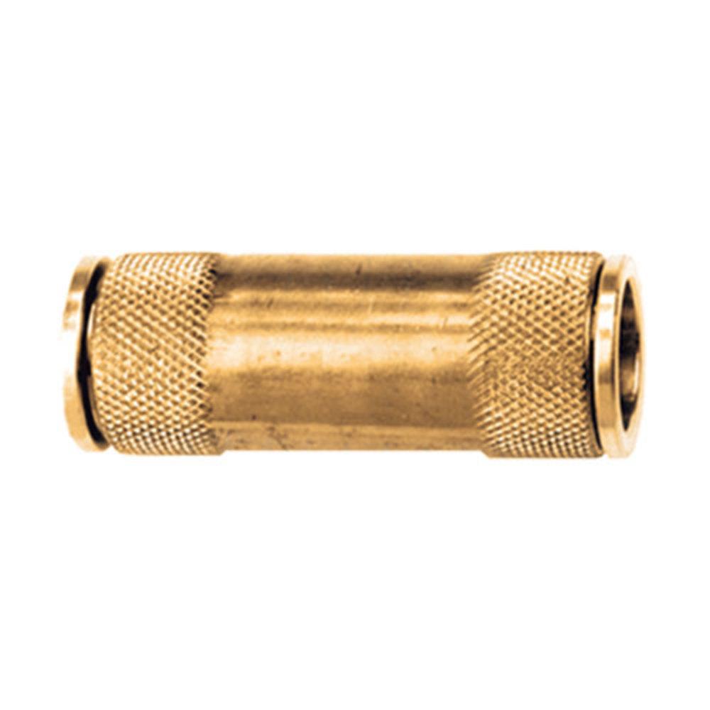 Brass Fittings | Push-To-Connect Union Nylon Coupling – 1/4 Inch Tube – 5 Pack