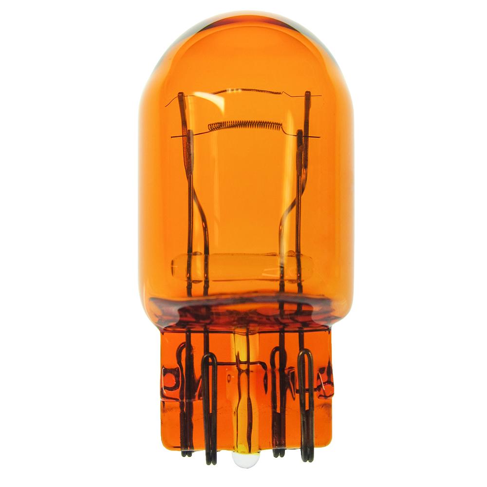 Bulbs | 12.8 Volts – 28 Watts Natural Amber Wedge T6.5 2.23 Amps #7444NA Bulb – 10 Pack