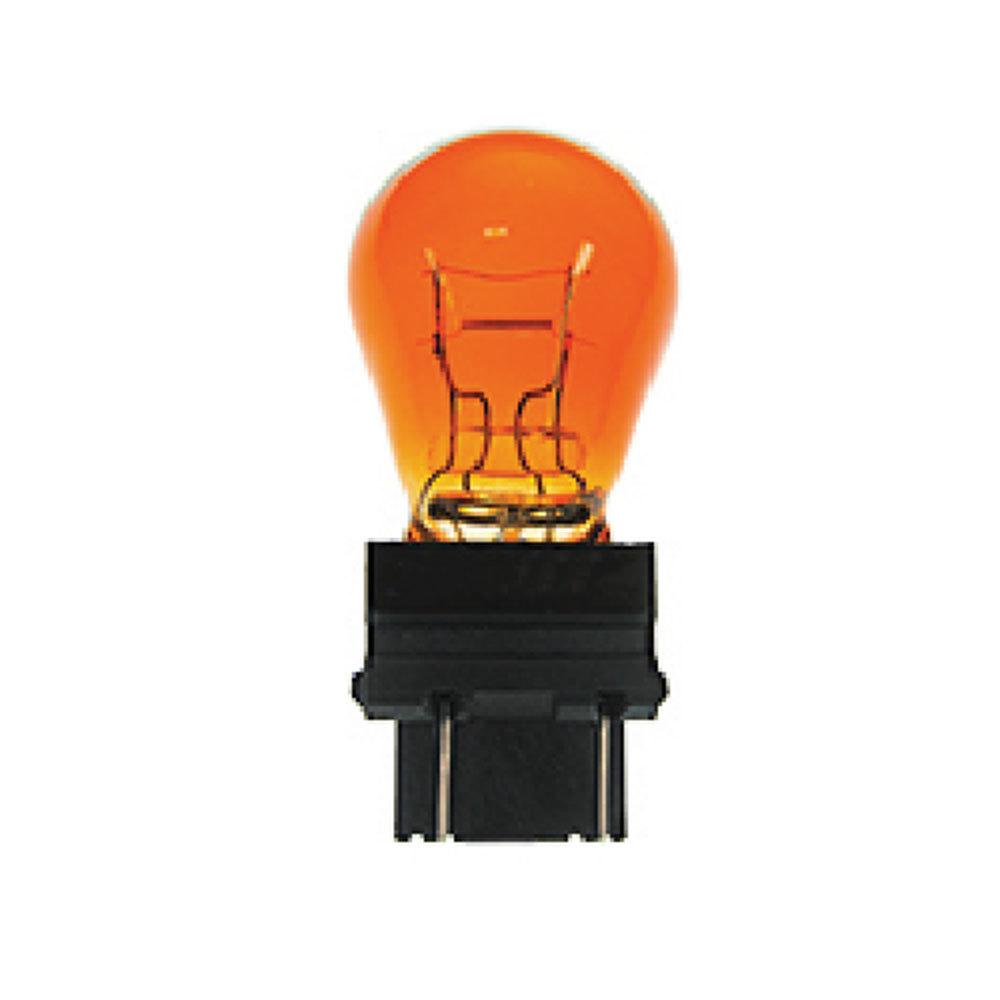 Bulbs | 12.8/14 Volts – 26/8 Watts Amber S8 Dual FrictionWedge Contact 2/.5 9Amps #3157A Bulb – 10 Pack