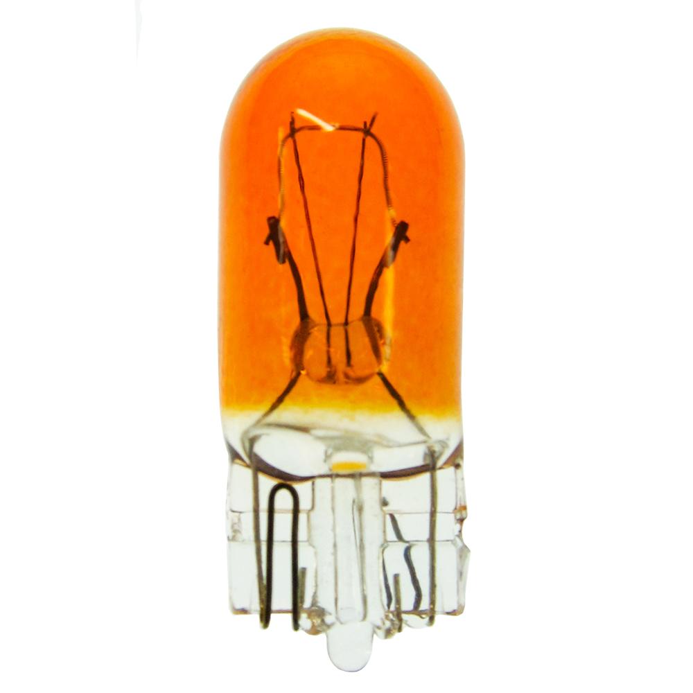 Bulbs | 14 Volt -3.78 Watts AMBER T3 1/4 WEDGE .27 Amps #194A Bulb – 10 Pack