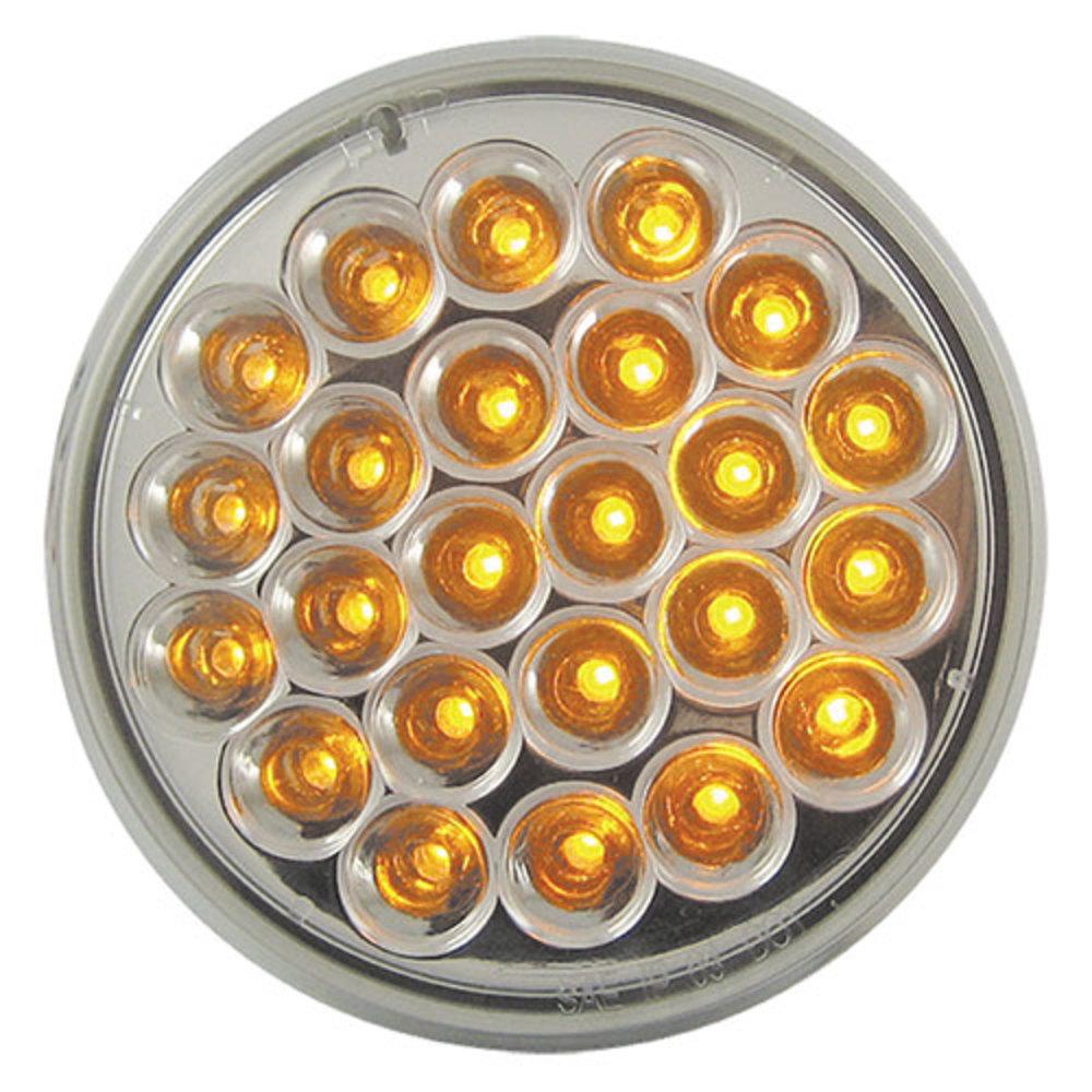 Bulbs | Amber Signal/Park Clear Round 24 LED 4 1/4"X 7/8"