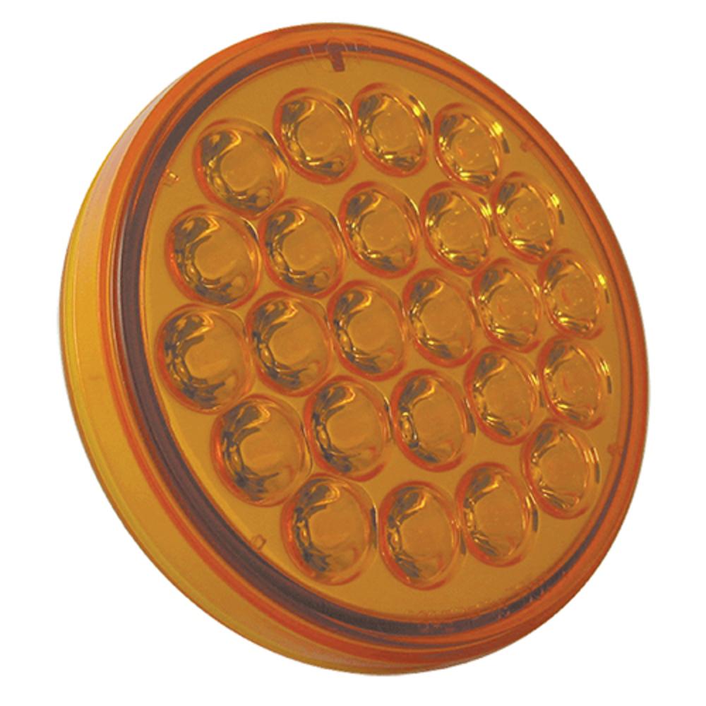 Bulbs | Amber Signal/Park Round 24 LEDS 4 1/4"X 1"H