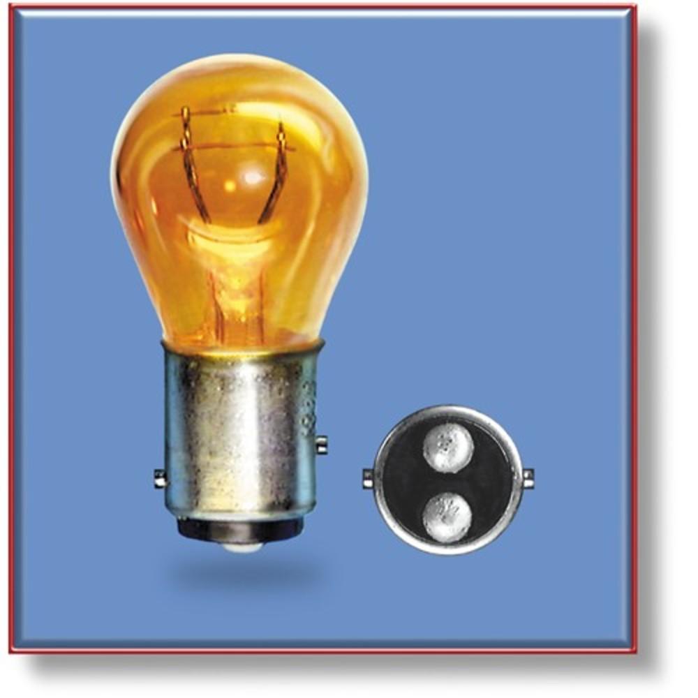 Bulbs | "Bulb #1157A Turn, Park, Side Marker, Amber Coated Duratek"