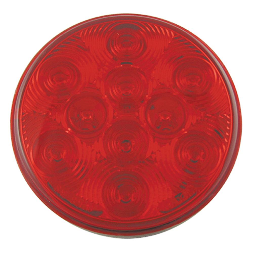 Bulbs | Red Signal/Park Round 10 LEDS 4 1/4"X 7/8"H