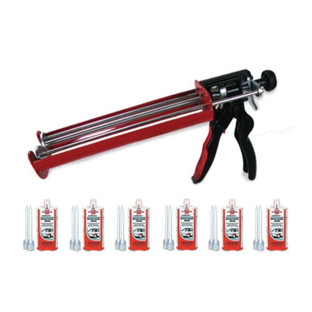 Chemical Products | 6 Replast Plastic Repair with Dual Cartridge Caulking Gun