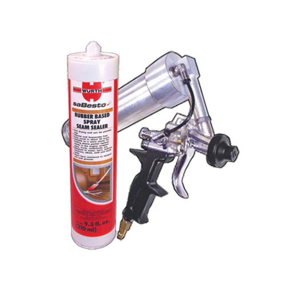 Chemical Products | 6 Sprayable Seam Sealer Gray with Spray Gun Package Deal