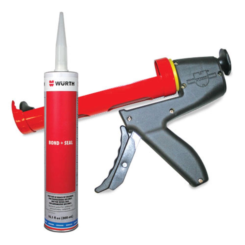 Chemical Products | Adhesiveflex White with Deluxe Caulk Gun Package