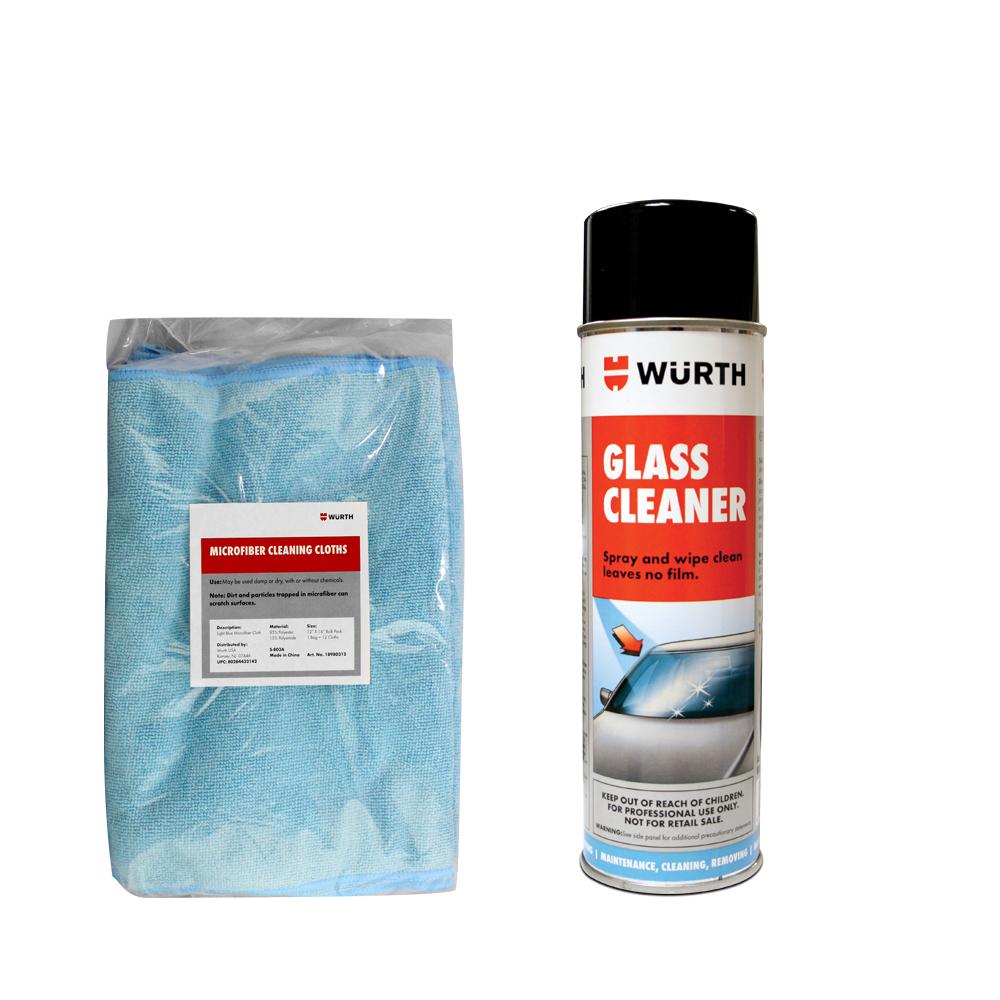 Chemical Products | Glass Cleaner & Microfiber Cloth