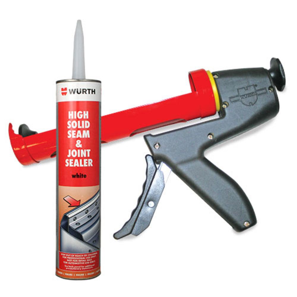 Chemical Products | Seam Seal White with Deluxe Caulk Gun Package