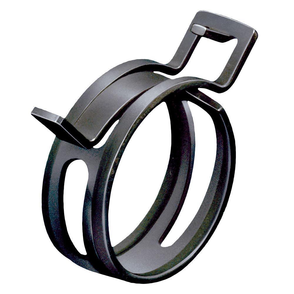 Clamps | Constant Tension Clamp – Black – 23mm Nominal Diameter – 10 Pack