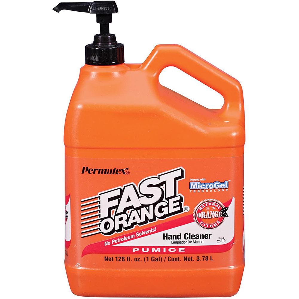 Cleaning and Care | Permatex Fast Orange Fine Pumice Lotion Hand Cleaner, 1 gallon with pump